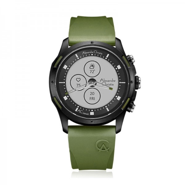 Alexandre Christie AC S002 Green Black  Hybrid Smartwatch Bluetooth MFRIPBAGN S 002